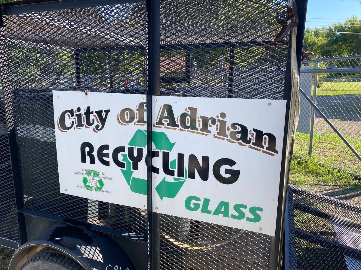 glass recycle trailer