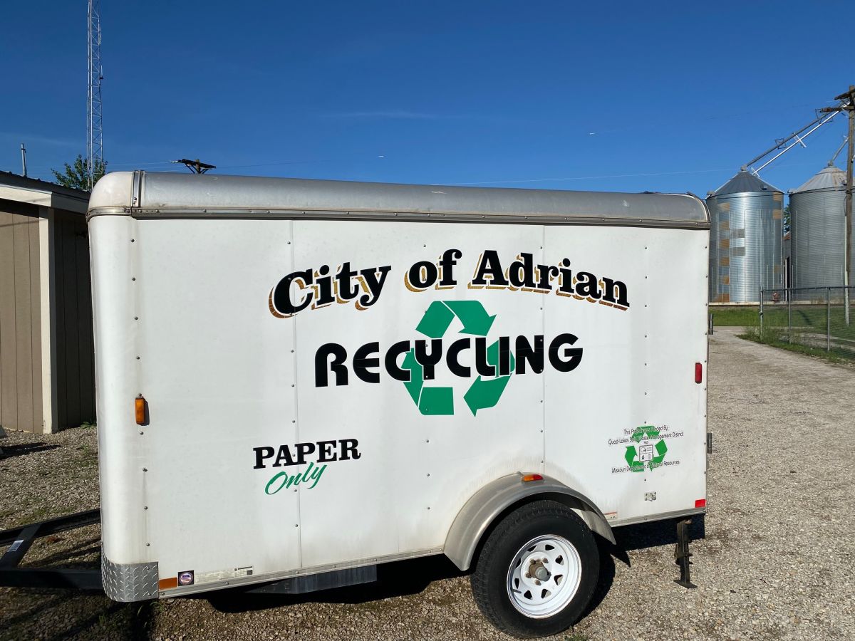 paper recycle trailer