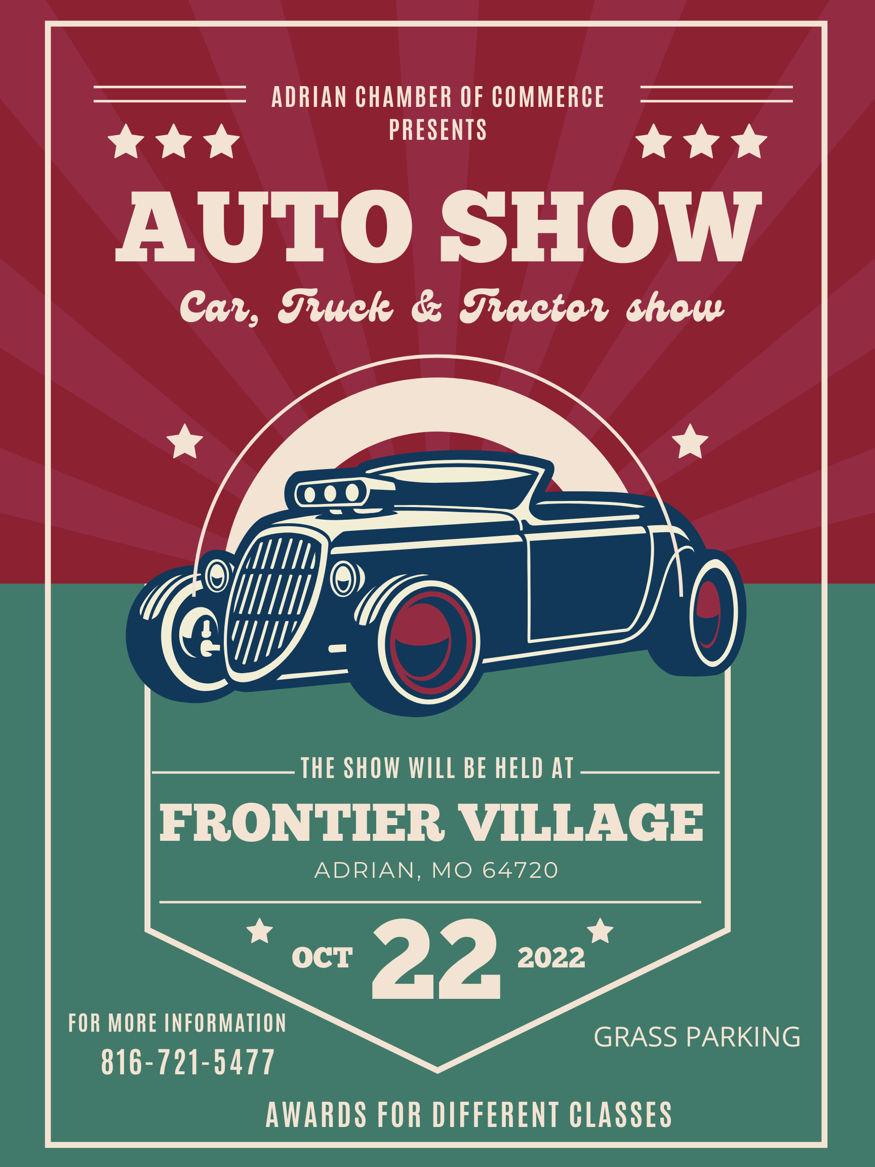 auto show flyer